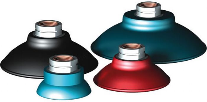 Copas de Vacio Redondas Planas- Round Flatfoot Vacuum Cups Ventosas - DESTACO 